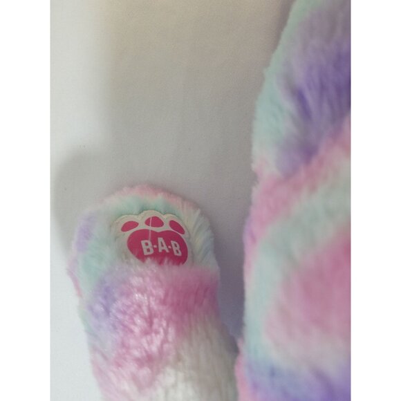 Build A Bear Plush Pastel Swirl Tie Dye Kitty Cat Pink Purple Blue BABW #1 - Picture 5 of 10